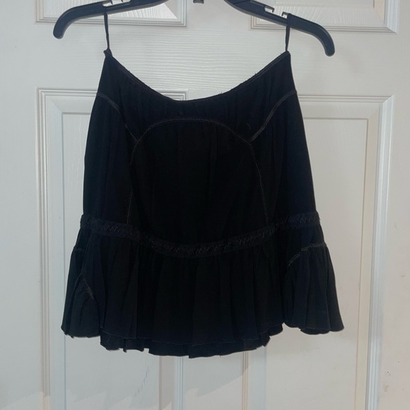 PRADA, authentic, Italian, black mini-skirt, with ribbon detail. Very feminine! - Picture 2 of 5